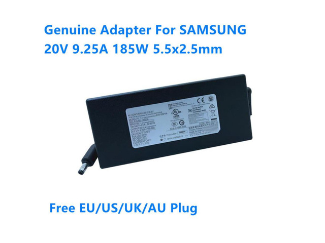 20V 9.25A 185W A19-185P1A AD-18520A Power Supply AC Adapter For SAMSUNG A185A001Q BA44-00363A Laptop Charger