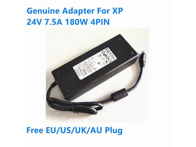 24V 7.5A 180W 4PIN XP AHM180PS24 AHM180PS24-XA1050 Power Supply AC Adaptor For 10016211 B K17210131 Laptop Power Charger
