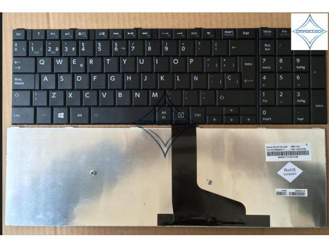 for Toshiba Satellite L50-A L50-A-1DF L50D-A L50t-A C70 C70-A C70D C75 C75D L70 L75 SP spanish notebook laptop keyboard