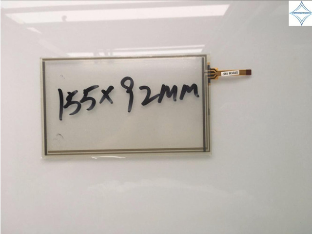 6.2'' inch for GPS Touch Screen Resistance Digitizer panel glass lens 155*93mm 4pin SY0139 1957