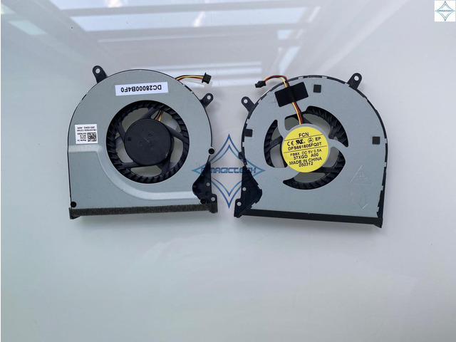 for Dell XPS 15 L521x 037XGD 37XGD AB08505HX09Q300 0QBL00 DC28000B4F0 DFS661605FQ0T FB8X laptop cpu cooling fan