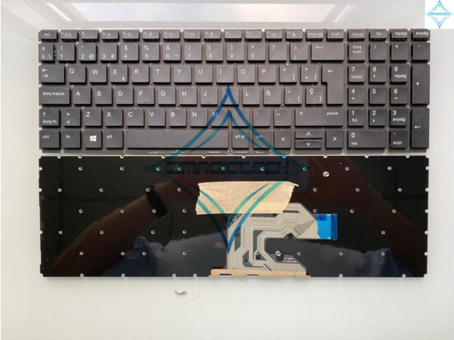For HP Probook 450 G6 455 G6 450R G6 450 G7 455 G7 SP LA Spanish Notebook Laptop Keyboard Teclado Without frame