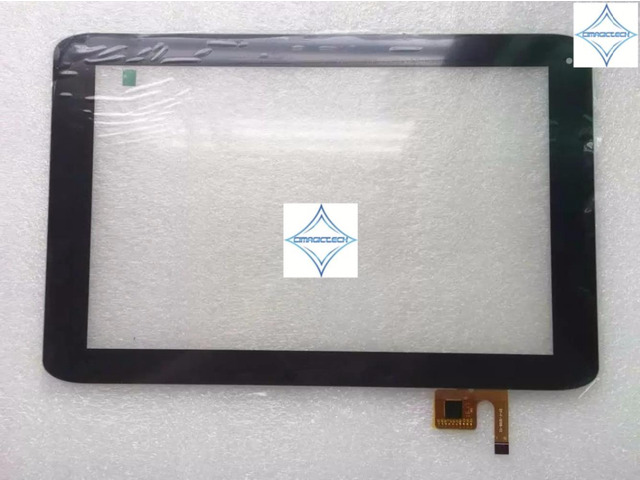 10.1'' inch tablet Touch Screen Digitizer capacitive glass panel DY-F-10108-V2 DY-F-10108 12PIN with ic for MEDION LIFETAB