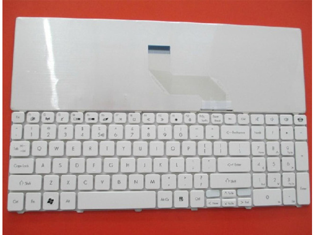 for Acer Aspire 5740 5810T 5820 7735 7551 5336 5410 5536 5536G 5738 5738g 5810 5252 5742G 5742Z US white laptop keyboard