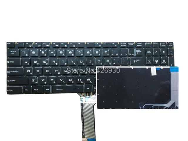 JP RGB Backlit Keyboard For MSI GE63 7RC 7RD GE63 RAIDER 8RE 8RF 8SE 8SF SG 9SF GE63VR 7RE 7RF GE73 GE75 GS75 GP75 GL75 Japanese