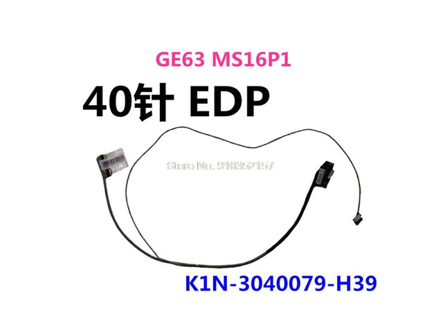 Laptop 40PIN 4K LCD Cable For MSI GE63 GE63VR MS-16P1 MS-16P5 K1N-3040079-H39