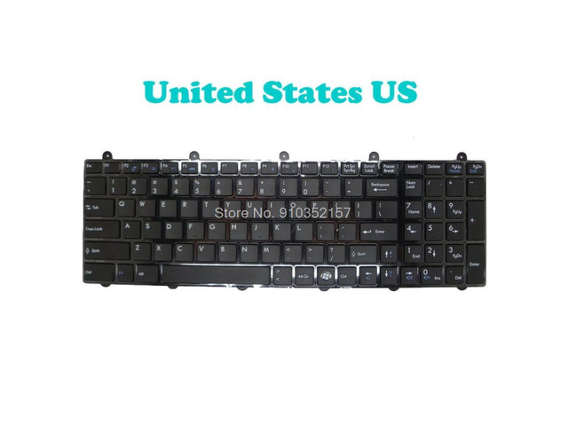 US English Keyboard For MSI GT783 GT780 S1N-3UUS2N1-SA0 V123322BK1 MS-1761 GT780D GT780DX GT780DXR GT780R GT783R GX780 GX780R