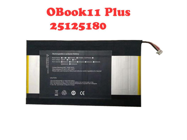 Laptop For ONDA OBook 11 Plus 25125180 3.8V 8000mAh 29.6Wh