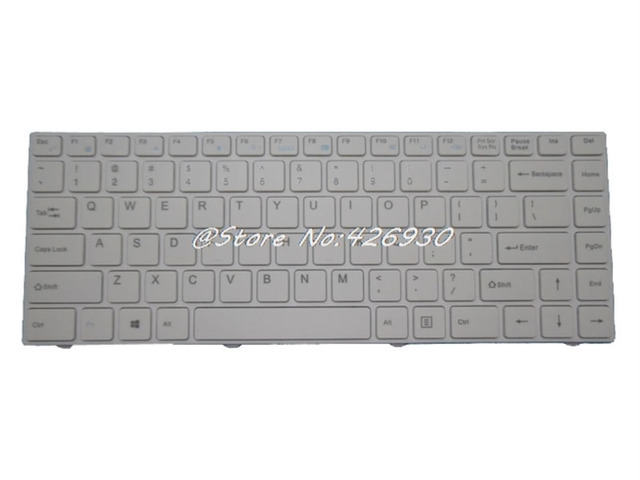 Keyboard For ENZ R34 DK300H PRIDE-K2119 343000018 LT-14101RHWB/N DK300H PRIDE-K2119 343000018 English US White Frame