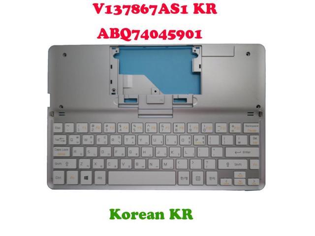 Korean KR Keyboard & PalmRest For LG Z160 H160 V137867AS1 KR ABQ74045901 Upper Case