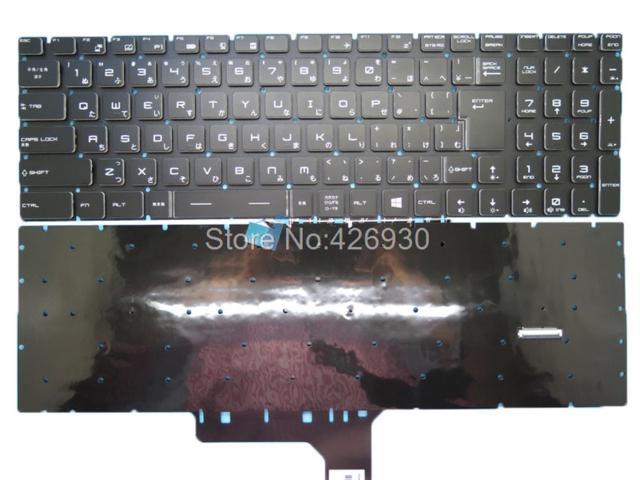 GT76 RGB Keyboard For MSI GT76 Titan DT 9SF 9SG 9SFS 9SGS 10SFS 10SGS GT76 Titan 9SF 9SG 10SF MS-17H1 Japanese Colourful Backlit