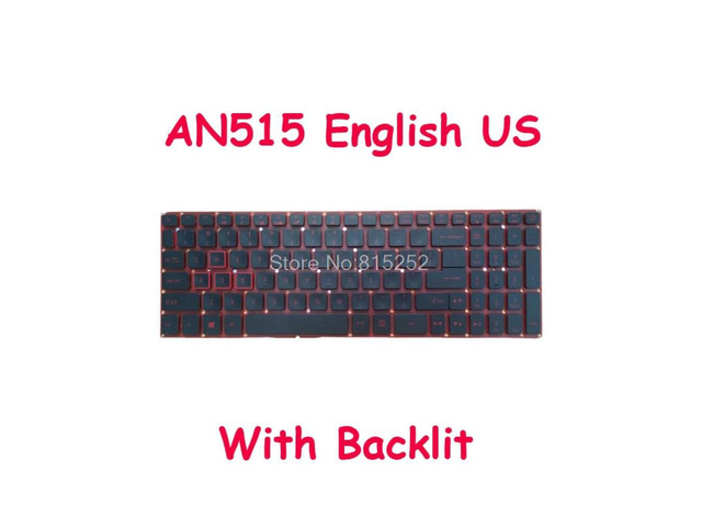 Laptop Keyboard For ACER For Nitro AN515-51 AN515-52 AN515-53 N16C7 N17C1 AN515-51-705 AN515 54 AN515-54 English US