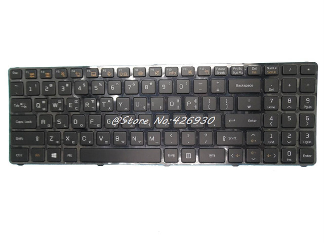 Laptop Keyboard For LG 15N360 15N360-G 15N360-L LG15N36 Korea KR Black Frame