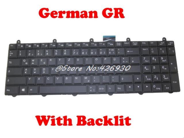 Backlit Keyboard For CLEVO P157SM P170SM P370SM3 P375SM V132150BK1 6-80-P2700-071-3 V132150BK3 6-80-P2700-070-3 German GR