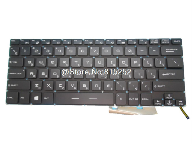 Laptop Keyboard For MSI GS30 2M-010RU 2M-028RU GS32 7QE-013RU 7QE-014RU GS40 6QE-020RU 6QE-059RU 6QE-060RU 6QE-233RU Russian RU