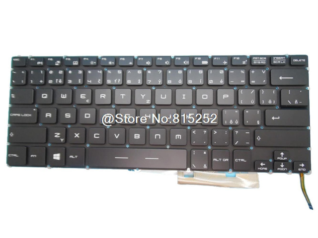 Laptop Keyboard For MSI GS30 2M-036CZ GS32 6QE-005CZ 6QE-006CZ GS40 6QE-026CZ 6QE-088CZ 6QE-230CZ 6QD-006CZ GS43VR 6RE-021CZ