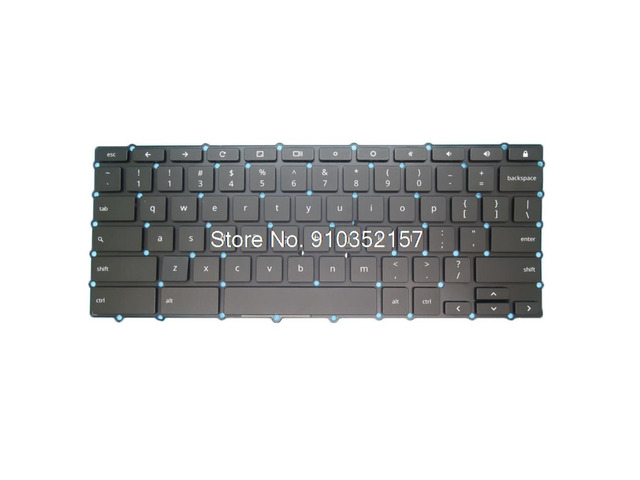 Laptop Backlit Keyboard For Google ASM15C93USJ920B AE0Q5U00020 0KNB0-2605US00 ASM15C9 English US Black NO Frame