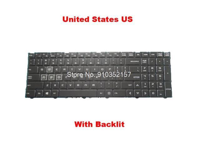 Laptop No Backlit Paper Keyboard For Gateway GGNC71719 GGNC71719-BK 17.3' United States US No Frame