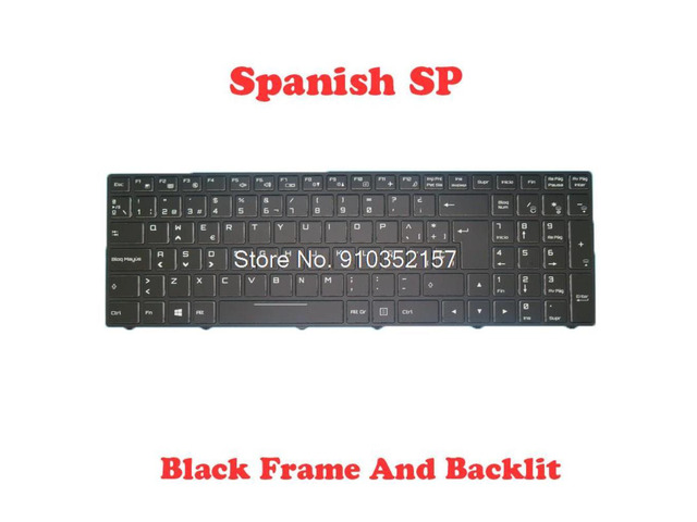 Laptop With Backlit JP Keyboard For Gigabyte Sabre 15-W8 15-K8 15-G8 Sabre 17 17-W 17-W8 17-G 17-G8 17-K 17-K8 Spanish SP Black