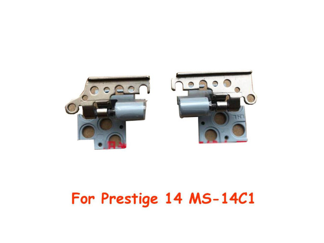 Laptop LCD Hinge For MSI Prestige 14 MS-14C1 P14 R+L Black 14 A11SCS A11SCX A11SB A11SC A10SC A10RB A10RAS A11SC 14Evo A11M