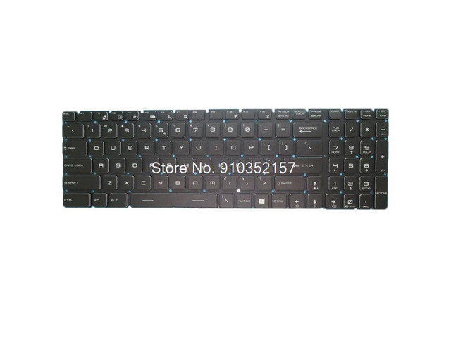 Backlit Keyboard For MSI WT73VR 7RM MS-17A1 WT73VR 7RM-648US 7RM-1211US MS17A1 WE62 WE72 WS60 WS63 WT72 English US No Frame