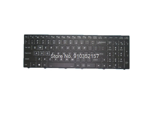 Laptop RGB Backlit Keyboard For AVELL Titanium G1745 FOX English US Colourful Backlit Black Frame