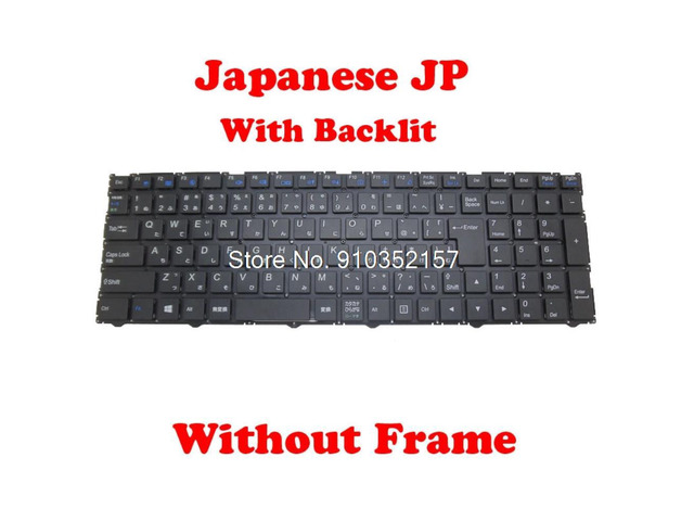 NO Frame Japanese JP Backlit Keyboard For CLEVO NB50TG NB50TH NB50TJ1 NB50TK1 NB55TK1 NB50TL NB50TZ NB55TJ1 NB60TH NB60TJ1
