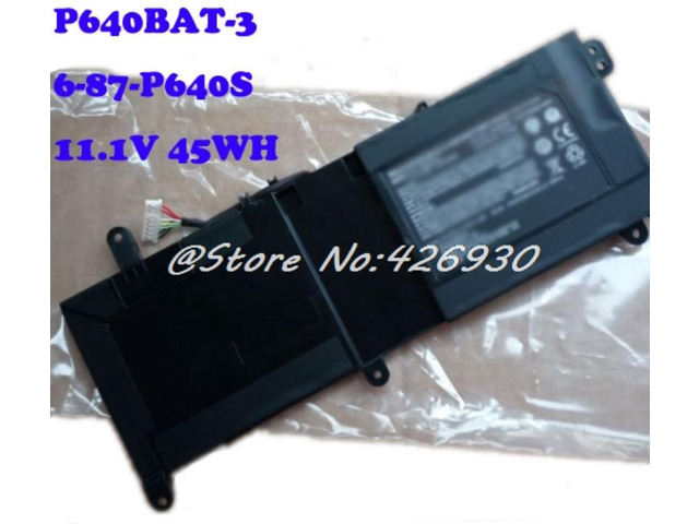 Laptop For CLEVO P640 ST-R1 ST-R2 ST-R3 P640BAT-3 6-87-P640S-423 11.1V 45WH P640HJ P640HK1 P640RE P640RF