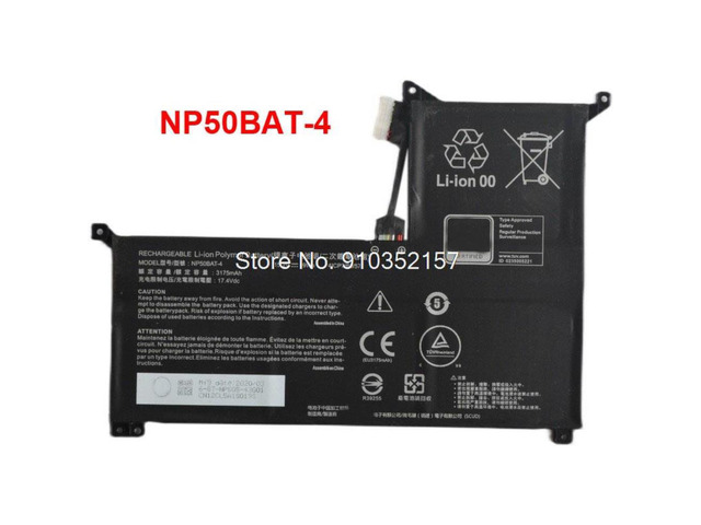 Laptop For CLEVO NP50DB NP50BAT-4 6-87-NP50S-43G01 6-87-NP50S-41B12 15.2V 3.23AH 49WH 3175mAh