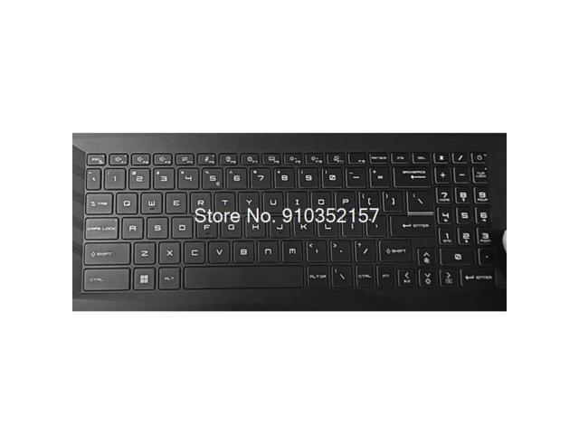 Backlit Keyboard For MSI Crosshair 15 Rainbow Six Extraction Edition-B12U Crosshair 15 R6E B12UEZ B12UGZ English US