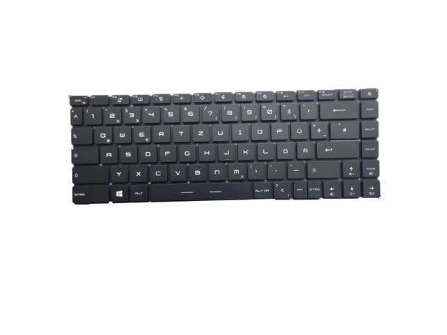 Laptop Stealth 15M Backlit Keyboard For MSI Stealth 15M A11SDK A11SEK A11UE A11UEK A11UEK-228XES German GR Backlit NO Frame