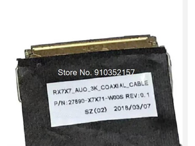 Laptop LCD Cable For Gigabyte R7X7 27890-X7X71-W00S REV:0.1 RX7X7_AUO_3K 3K Cable 40PIN