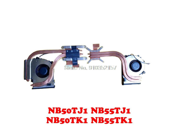 CPU GPU Fan Heatsink For CLEVO NB50TJ1 NB55TJ1 NB50TK1 NB55TK1 NB50TH NB50TZ NB60TH NB60TJ1 6-31-NB502-K21 6-31-NB502-K11 K22
