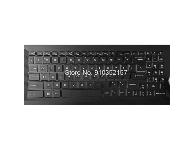 Backlit Keyboard For MSI Creator Z16P B12U B12UET B12UGST B12UHST B12UHT MS-15G1 English US Black No Frame