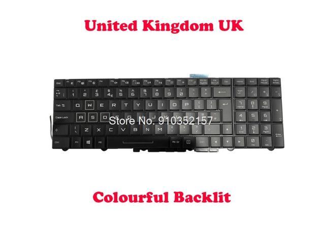 United Kingdom UK Japanese Backlit Keyboard For CLEVO P750 P750ZM P870 V149550AS1 6-80-P7500-013-3 P751DM P870DM