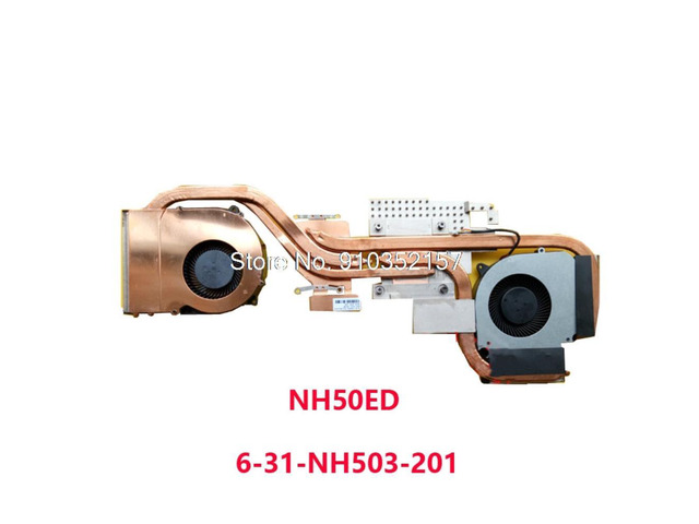 4PIN CPU GPU FAN & Heatsink For CLEVO NH50ED 6-31-HN503-201 FLHF DFS5K221153711 FLHJ DFS5M325063B1N NH50RD NH57ED NH57RD DC5V 0.5A