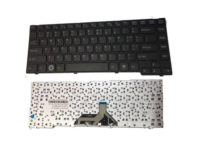 Laptop Keyboard for Fujitsu Lifebook UH552 UH572 V132326AS1 CP579494-01 6037B0070201 V132326AS3 CP615704-01 US English Black
