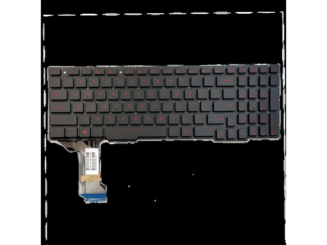 US for Asus Laptop Keyboard GL553 GL553V GL553VW ZX553VD ZX53V ZX73 FX553VD FX53VD FX753VD FZ53V Backlit Replacement Dns