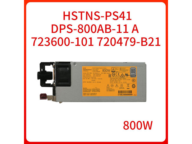 Power 800W HSTNS-PS41 DPS-800AB-11 A 723600-101 720479-B21 For HP DL380 DL388 Ge