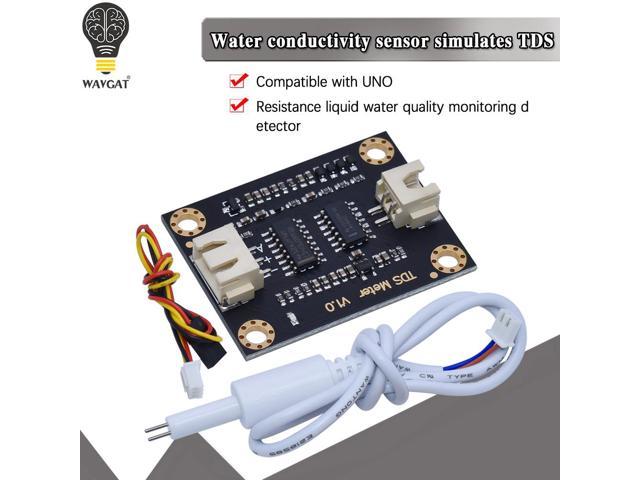 official Water Conductivity Analog TDS Sensor Module Tester Liquid Detection Water Quality Monitoring Meter for Arduino 3.3-5.5V