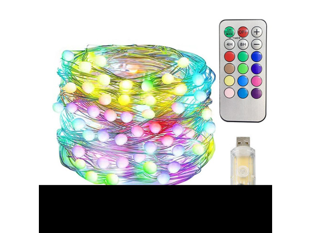 WS2812B RGB LED String USB Christmas Birthday Party Lights WS2812 Dream Color Addressable Individually Decoration Light 10M