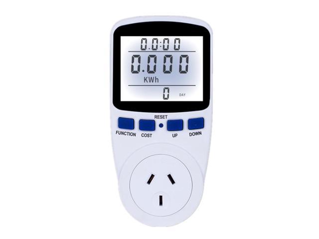 AU Besegad Plug Energy Power Meter Voltage Watt Volt Meter Digital Wattmeter Power Hertz Analyzer Electricity Monitor Display