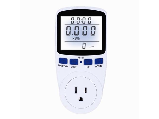 US Besegad Plug Energy Power Meter Voltage Watt Volt Meter Digital Wattmeter Power Hertz Analyzer Electricity Monitor Display