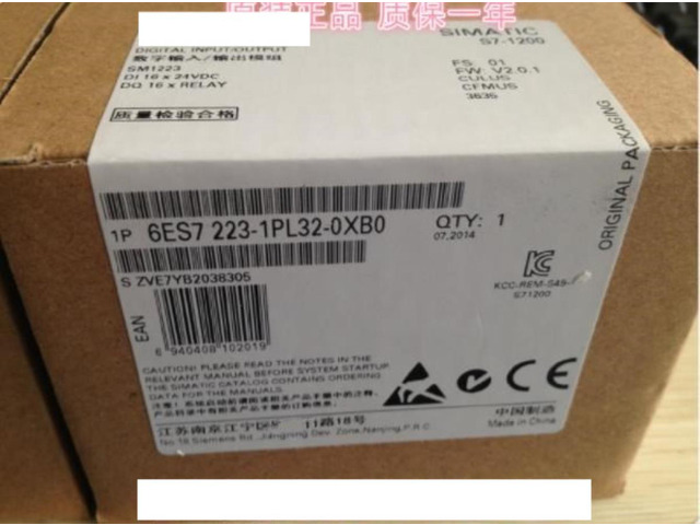 In box 6ES7223 6ES7 223-1PL32-0XB0