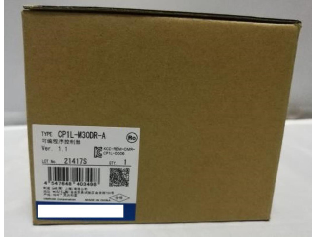 In box CP1L-M30DR-A PLC