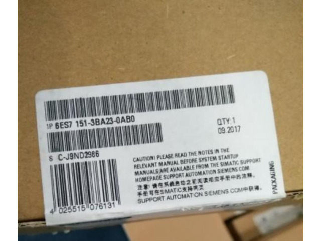 In box 6ES7151-3BA23-0AB0