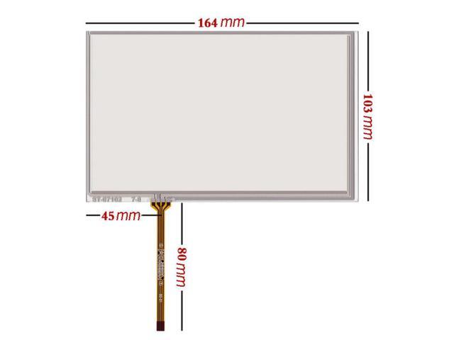 7 inch Touch Screen Panel for AT070TN83 V.1 164*103mm 4-Wires Glass Monitor