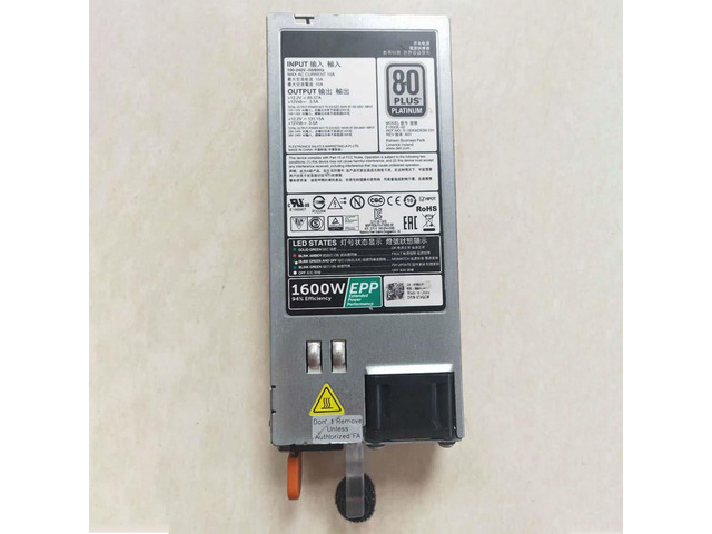 For DELL POWEREDGE R740 R640 T640 T440 R630 R730 R730XD Server Power Supply D1600E-S1 F1600E-S0 95HR5 T4GCW D5W1N 1600W