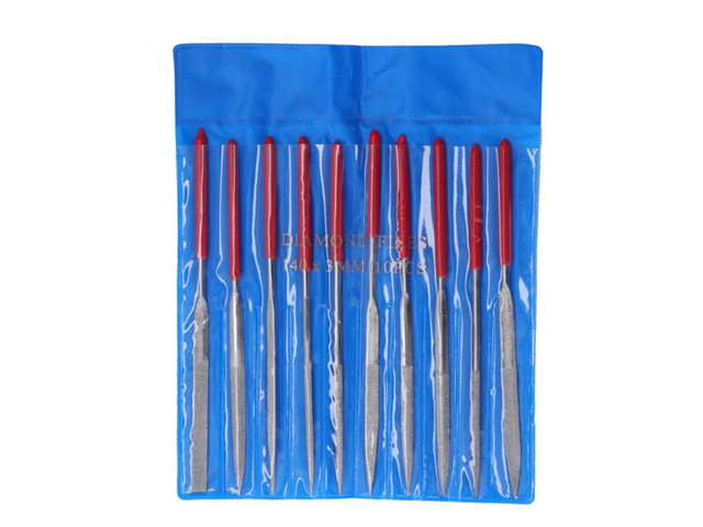 10 Buah Set Kikir Jarum Kit Kikir Jarum Pemotongan Model untuk Grosir Set Kikir Jarum Mini Pengolahan Bahan