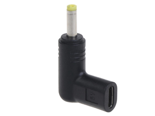 Laptop Power Charger Adapter Connector Type-C Female to Male Jack 4.0x1.7mm